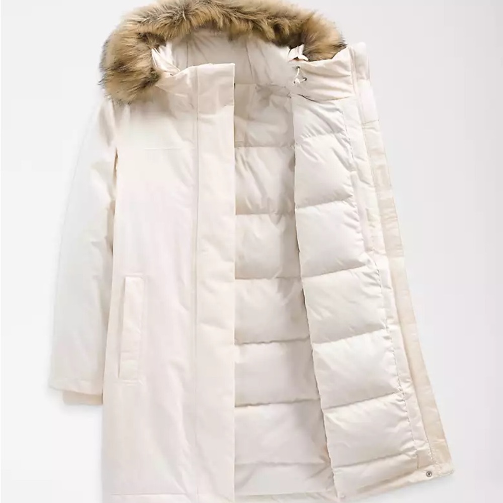 North face arctic parka ivory